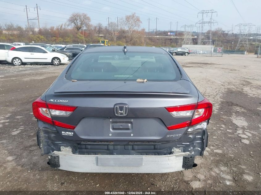 2019 Honda Accord Sport VIN: 1HGCV1F38KA053582 Lot: 43241040
