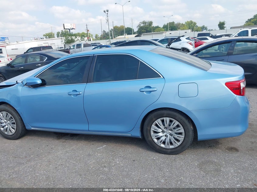 2013 TOYOTA CAMRY LE - 4T4BF1FK9DR326384