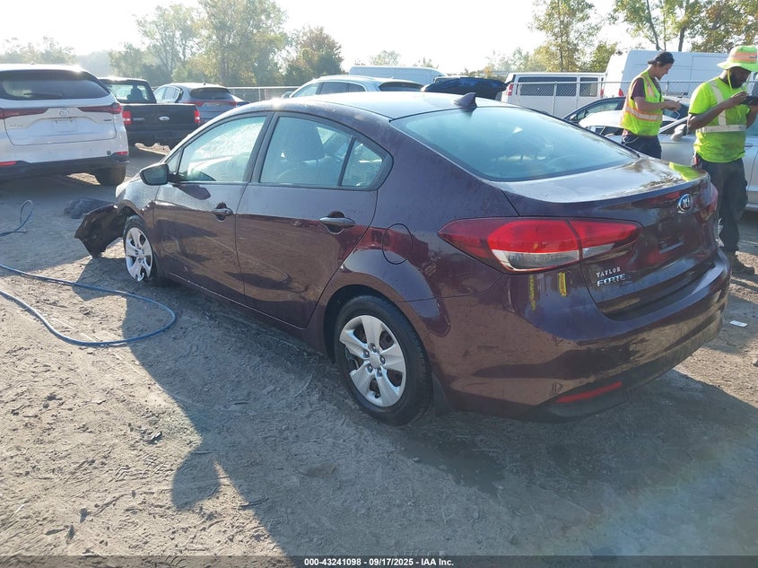 Vin: 3kpfk4a74he098928, lot: 43735634, kia forte lx 20173