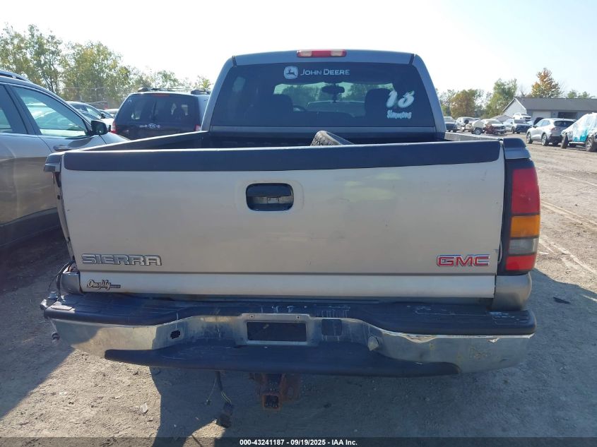 2006 GMC Sierra 1500 Sle2 VIN: 2GTEK13T561193805 Lot: 43241187