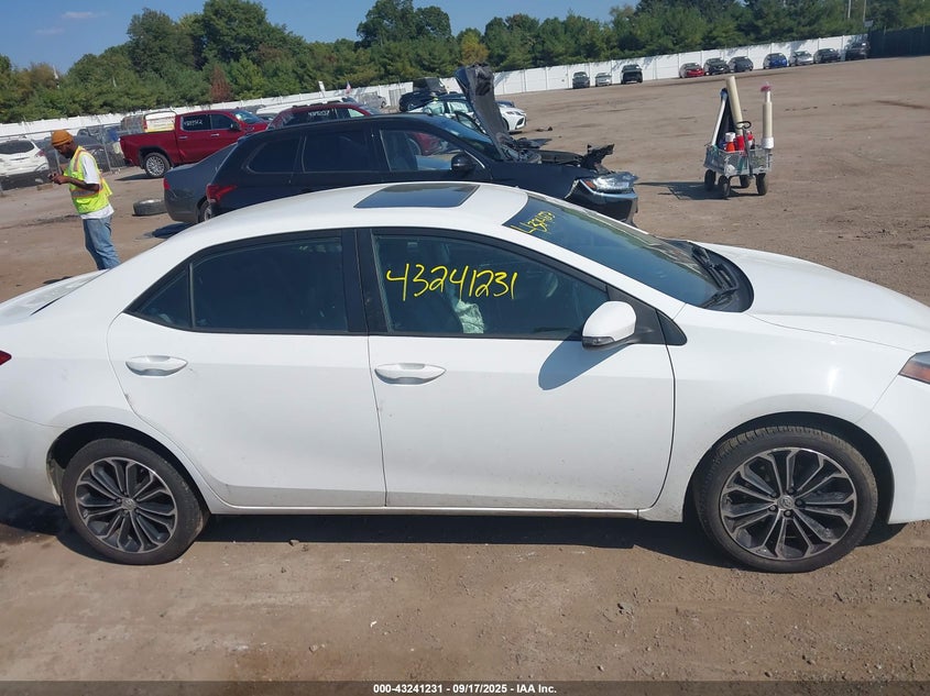 2016 Toyota Corolla S Plus VIN: 2T1BURHE3GC574917 Lot: 43241231