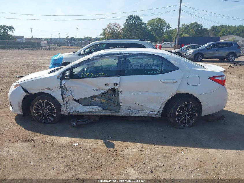 2016 Toyota Corolla S Plus VIN: 2T1BURHE3GC574917 Lot: 43241231