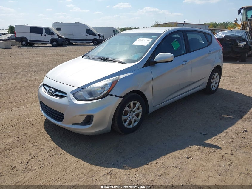 2014 HYUNDAI ACCENT GS KMHCT5AE1EU166289