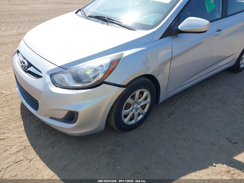 2014 HYUNDAI ACCENT GS KMHCT5AE1EU166289