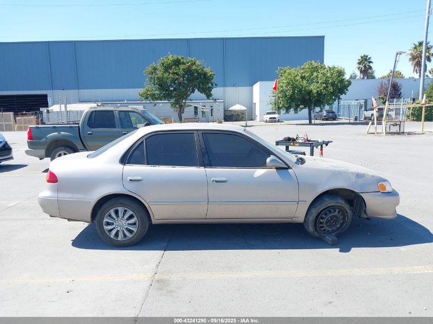 2001 Toyota Corolla Le VIN: 1NXBR12E21Z474776 Lot: 43241290