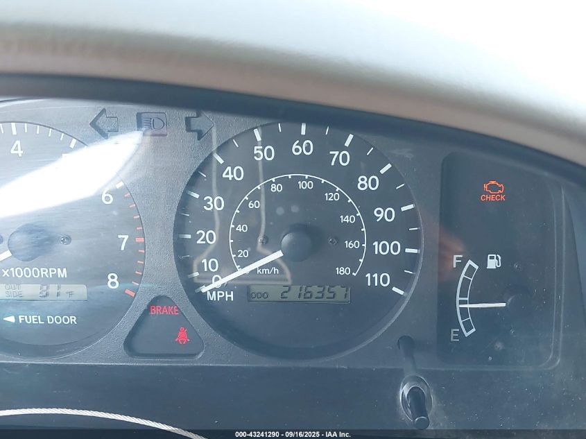 2001 Toyota Corolla Le VIN: 1NXBR12E21Z474776 Lot: 43241290