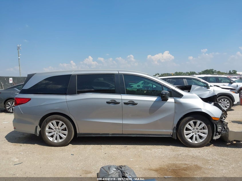 2019 Honda Odyssey Lx VIN: 5FNRL6H24KB028220 Lot: 43241315