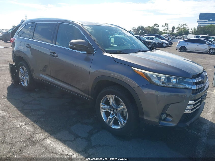 2017 TOYOTA HIGHLANDER LIMITED - 5TDYZRFH2HS226432