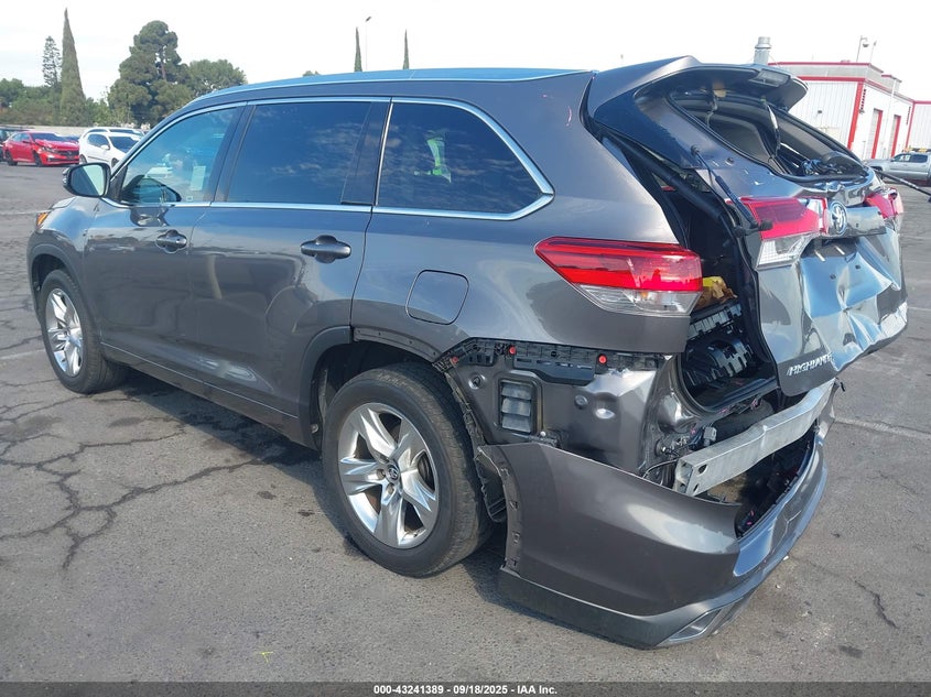 2017 Toyota Highlander 3.5 Limited Other Lot 111043241389 Vin 5TDYZRFH2HS226432