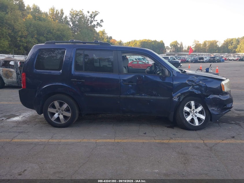 2013 HONDA PILOT LX - 5FNYF4H22DB079516