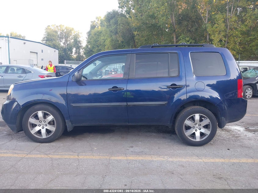 2013 HONDA PILOT LX - 5FNYF4H22DB079516