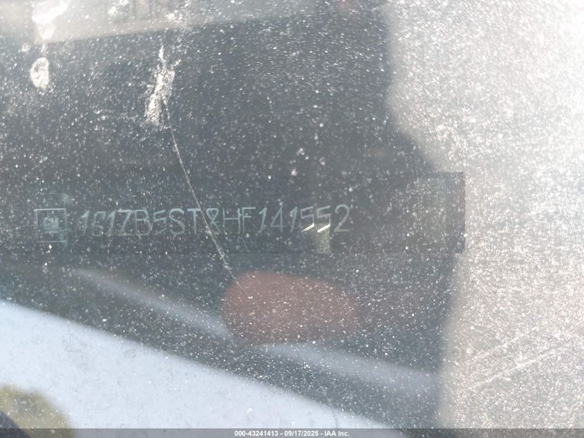 2017 Chevrolet Malibu Ls VIN: 1G1ZB5ST8HF141552 Lot: 43241413