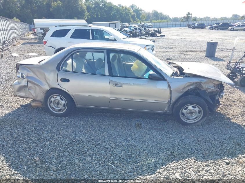 2001 Toyota Corolla Ce VIN: 1NXBR12E01Z561124 Lot: 43241493