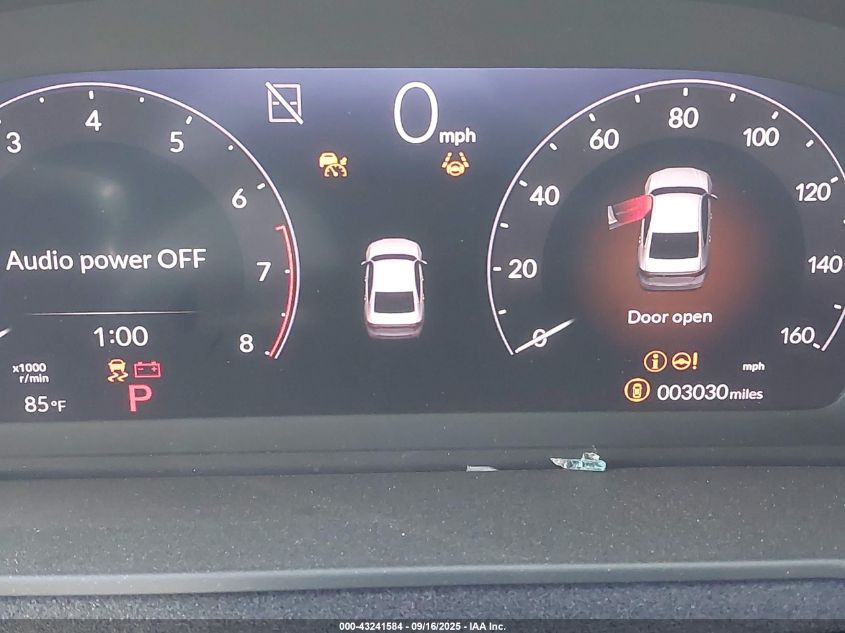 2024 Honda Accord Ex VIN: 1HGCY1F37RA090303 Lot: 43241584