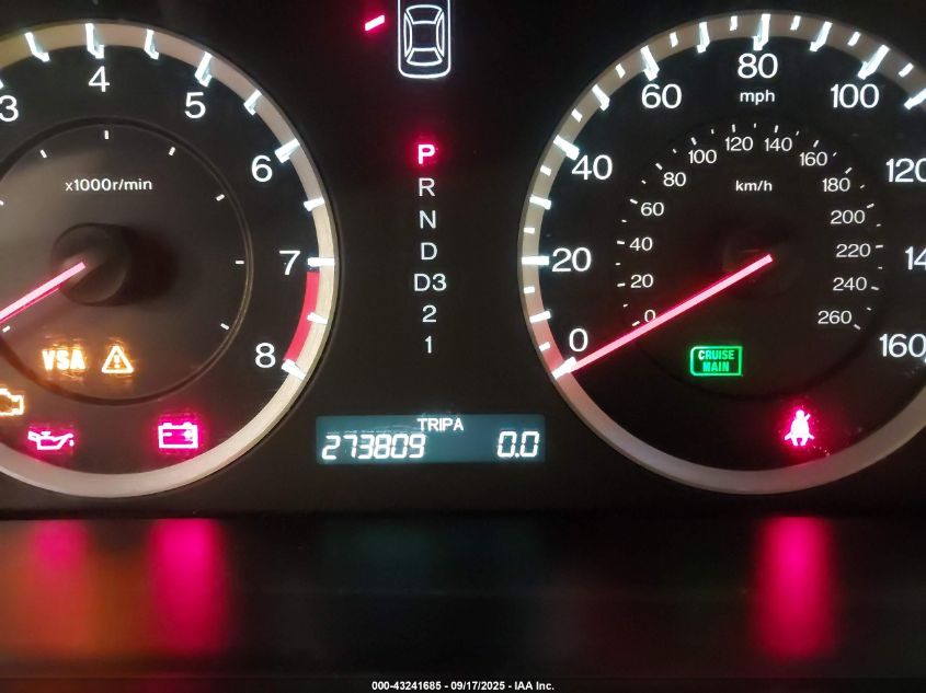 2010 Honda Accord 2.4 Ex-L VIN: 1HGCP2F85AA145159 Lot: 43241685