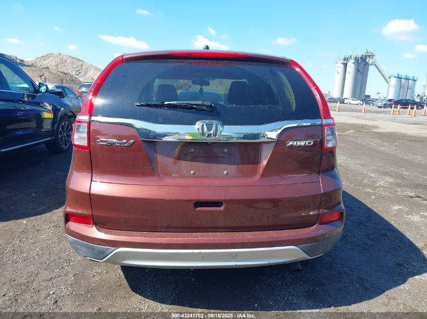 2015 Honda Cr-V Ex VIN: 5J6RM4H52FL091941 Lot: 43241702