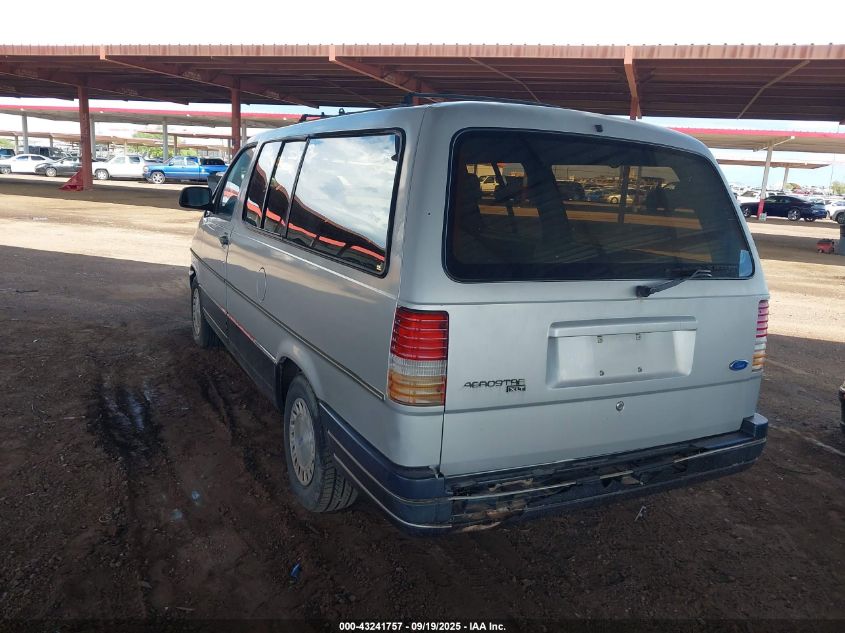 1FMDA31X3NZA72207 1992 FORD AEROSTAR photo no. 3