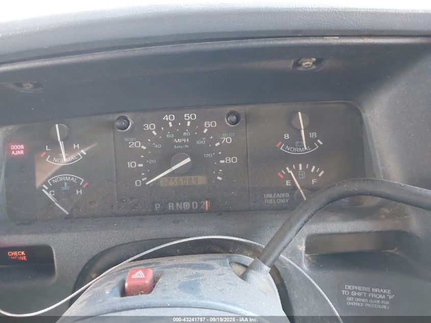 1992 Ford Aerostar VIN: 1FMDA31X3NZA72207 Lot: 43241757