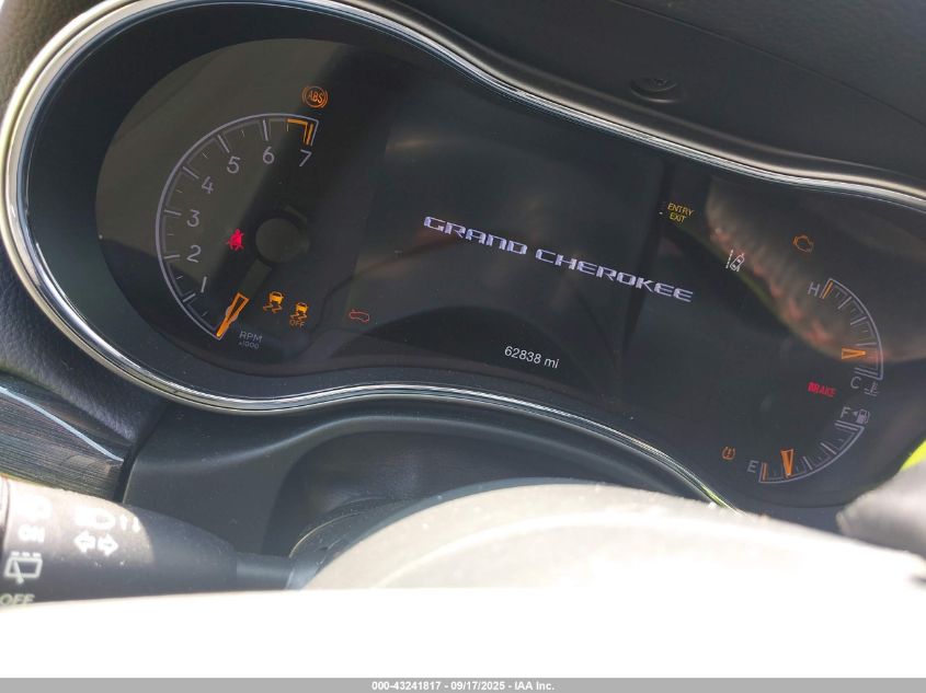 2020 Jeep Grand Cherokee Trailhawk 4X4 VIN: 1C4RJFLG5LC207356 Lot: 43241817