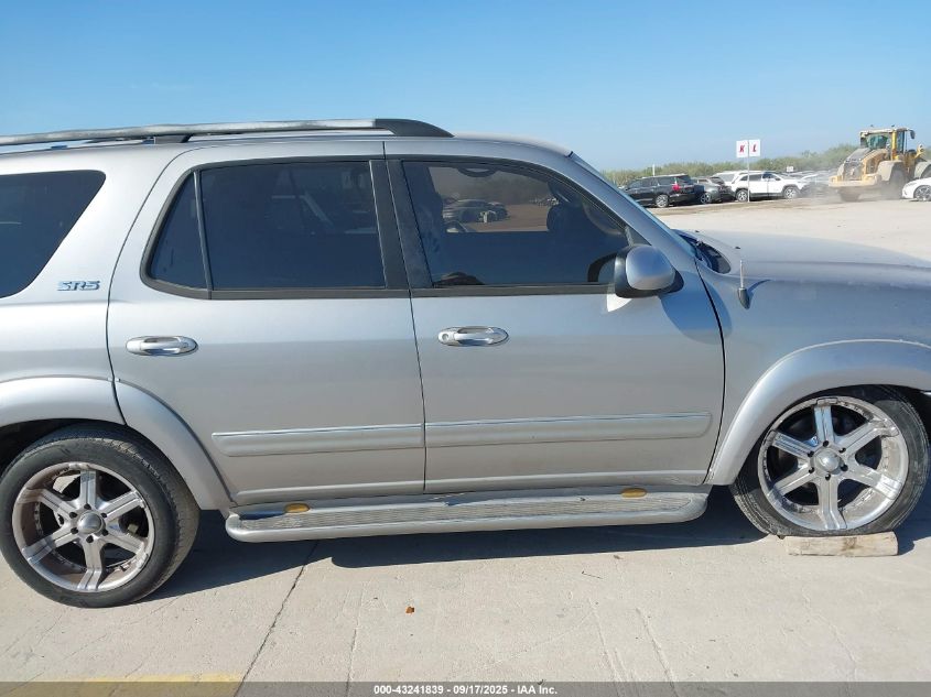 2004 Toyota Sequoia Sr5 V8 VIN: 5TDZT34A64S218269 Lot: 43241839