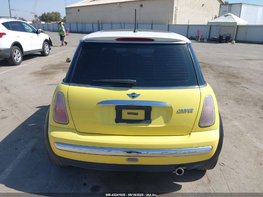 2004 Mini Cooper VIN: WMWRC33424TJ62339 Lot: 43241929