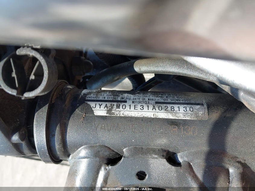 2001 Yamaha Xvs65 A VIN: JYAVM01E31A028130 Lot: 43242050