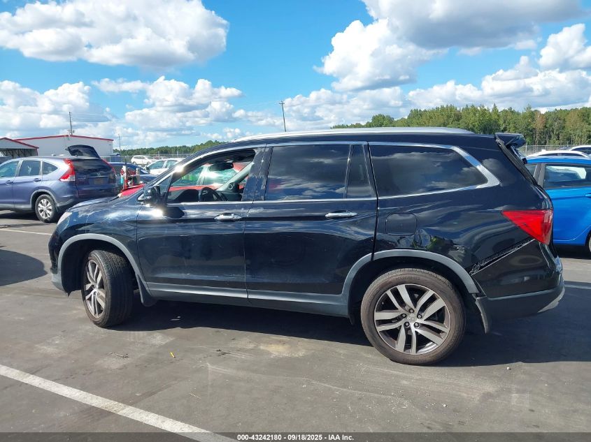 2017 Honda Pilot Touring VIN: 5FNYF5H91HB005559 Lot: 43242180