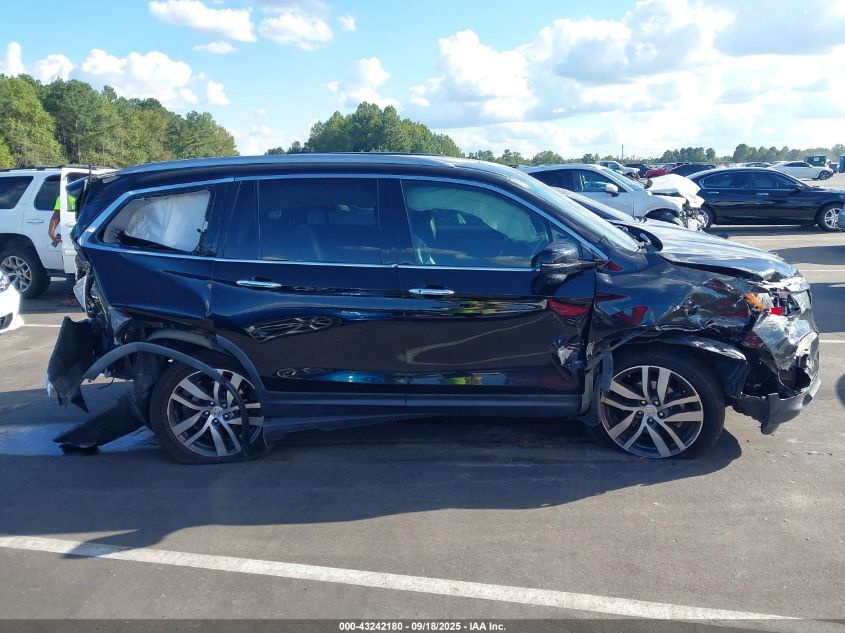 2017 Honda Pilot Touring VIN: 5FNYF5H91HB005559 Lot: 43242180