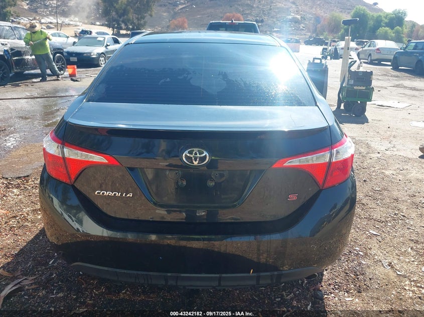 2015 Toyota Corolla L/Le/Le Pls/Prm/S/S Pls VIN: 0005YFBURHE5FP335 Lot: 43242182