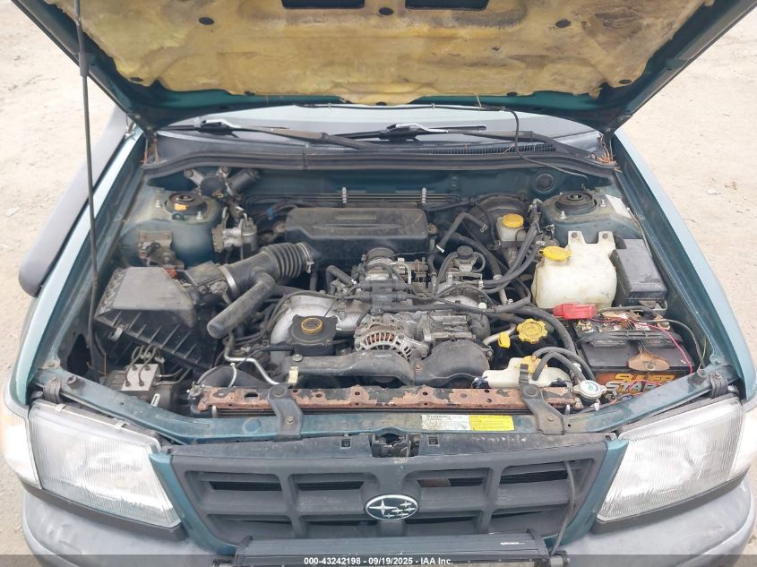 1998 Subaru Forester L VIN: JF1SF635XWH757733 Lot: 43242198