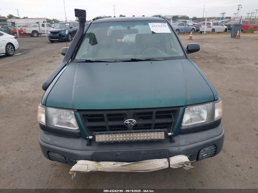 1998 Subaru Forester L VIN: JF1SF635XWH757733 Lot: 43242198