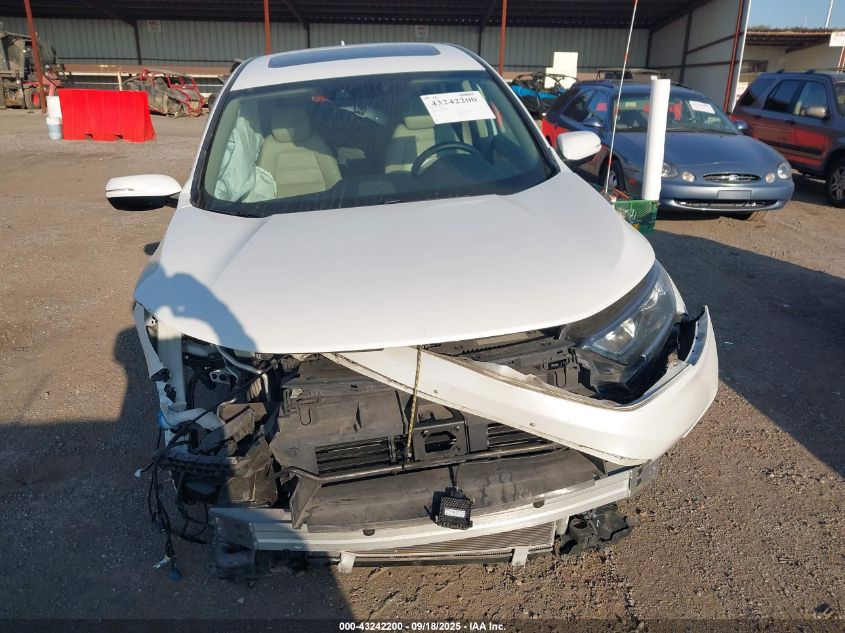 2019 Honda Cr-V Ex-L VIN: 2HKRW2H83KH607186 Lot: 43242200