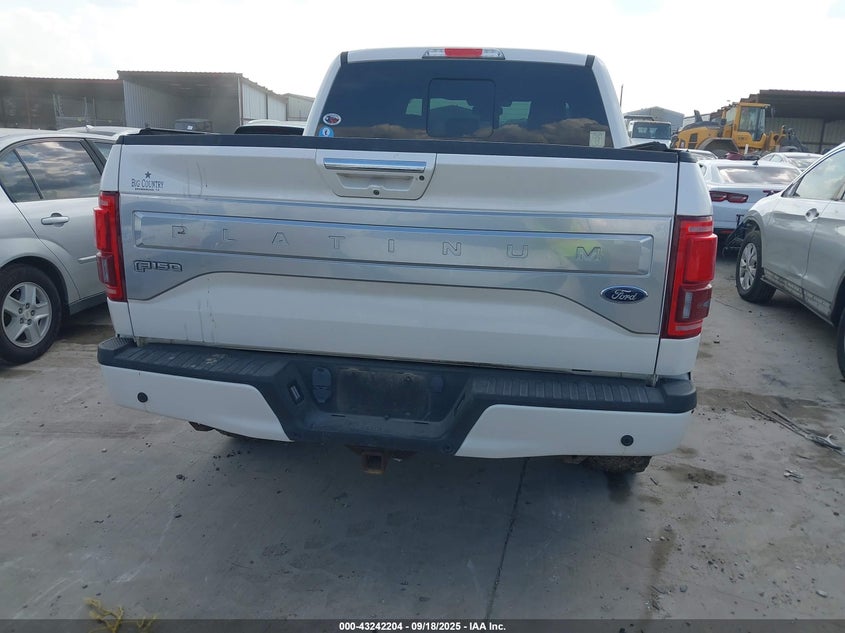 2016 Ford F-150 Platinum VIN: 1FTEW1EG7GFA30054 Lot: 43242204