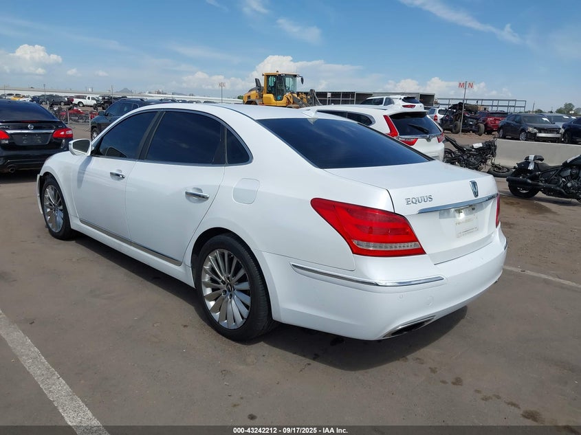 Vin: kmhgh4jh1eu083971, lot: 43736748, hyundai equus ultimate 20143