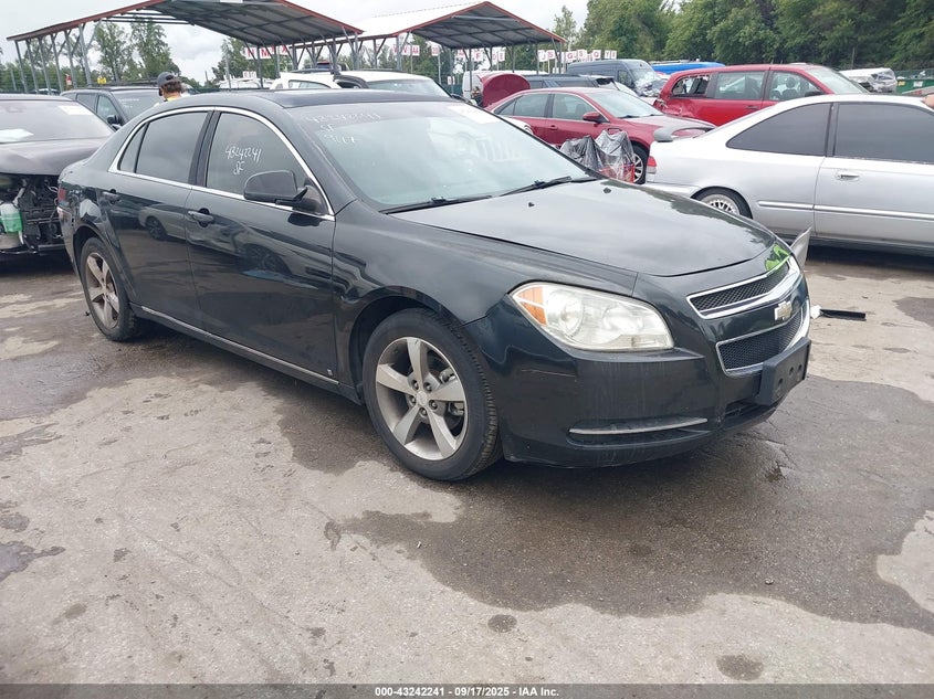 2009 Chevrolet Malibu Lt black sedan gasoline 1G1ZJ57B294153177 photo #1