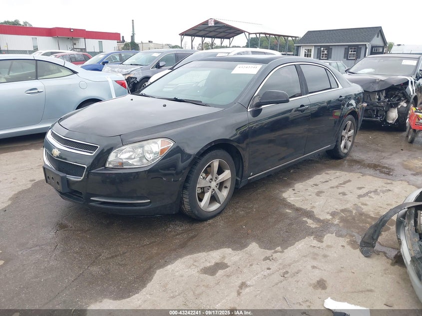 2009 Chevrolet Malibu Lt black sedan gasoline 1G1ZJ57B294153177 photo #3