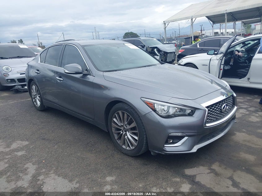 Vin: jn1ev7ap2km517164, lot: 43736845, infiniti q50 3.0t luxe 20191