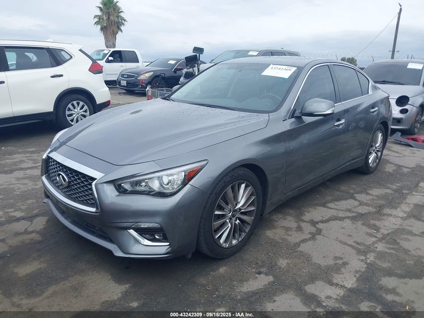 Vin: jn1ev7ap2km517164, lot: 43736845, infiniti q50 3.0t luxe 20192
