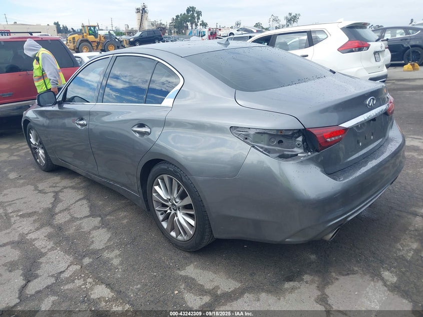 Vin: jn1ev7ap2km517164, lot: 43736845, infiniti q50 3.0t luxe 20193
