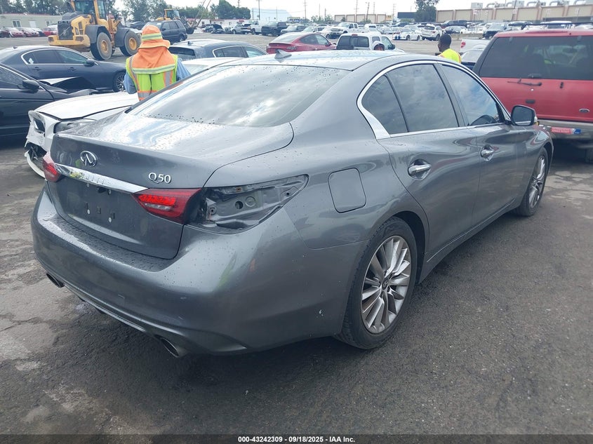 Vin: jn1ev7ap2km517164, lot: 43736845, infiniti q50 3.0t luxe 20194