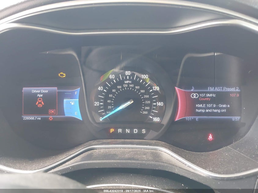 2013 Ford Fusion Se VIN: 3FA6P0HR0DR163221 Lot: 43242316