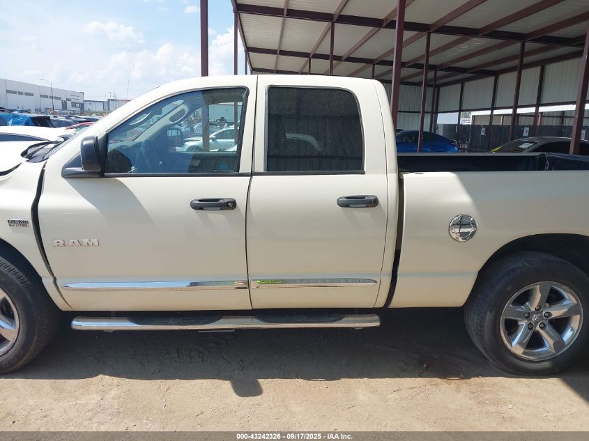 2008 Dodge Ram 1500 Slt VIN: 1D7HA18278J163199 Lot: 43242326