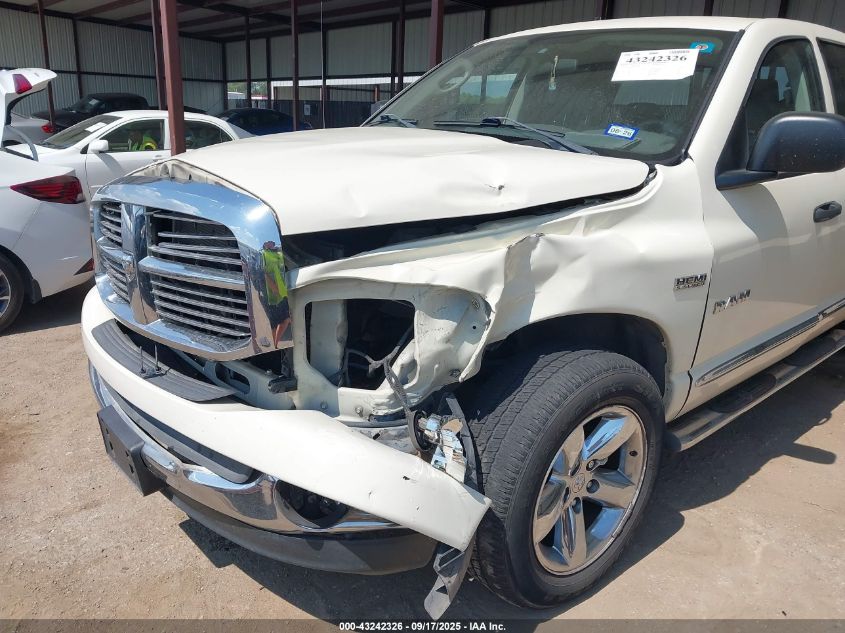 2008 Dodge Ram 1500 Slt VIN: 1D7HA18278J163199 Lot: 43242326