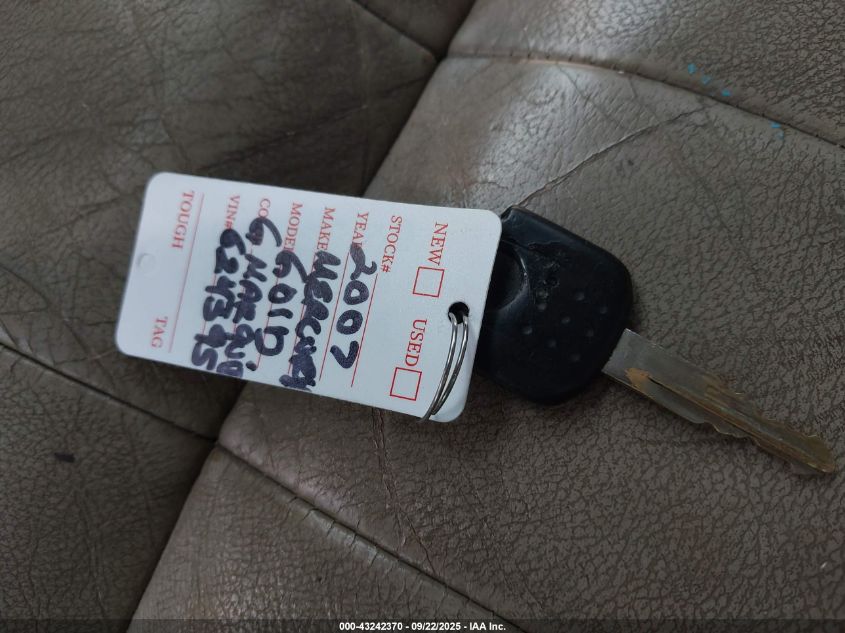 2007 Mercury Grand Marquis Ls VIN: 2MEFM75V97X624935 Lot: 43242370