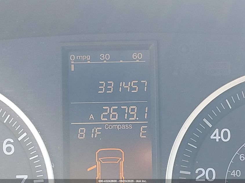 2010 Honda Cr-V Ex-L VIN: 5J6RE3H72AL045298 Lot: 43242608