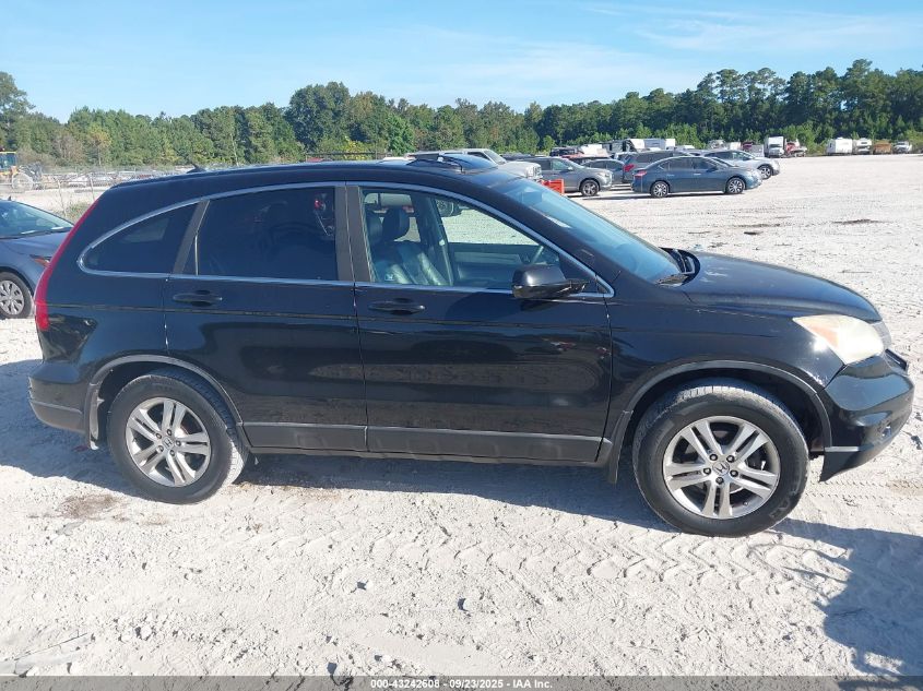 2010 Honda Cr-V Ex-L VIN: 5J6RE3H72AL045298 Lot: 43242608