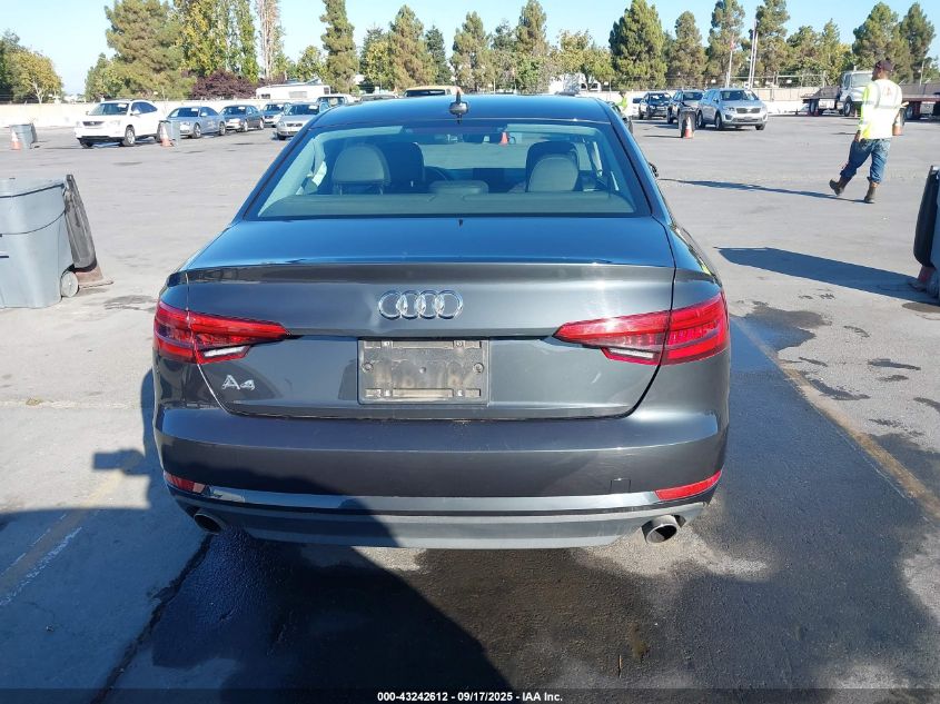 2017 Audi A4 2.0T Premium VIN: WAUGNAF43HN029150 Lot: 43242612