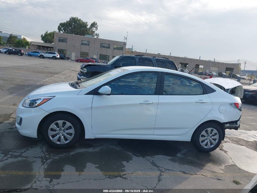 2017 Hyundai Accent Se VIN: KMHCT4AE4HU286361 Lot: 43242668