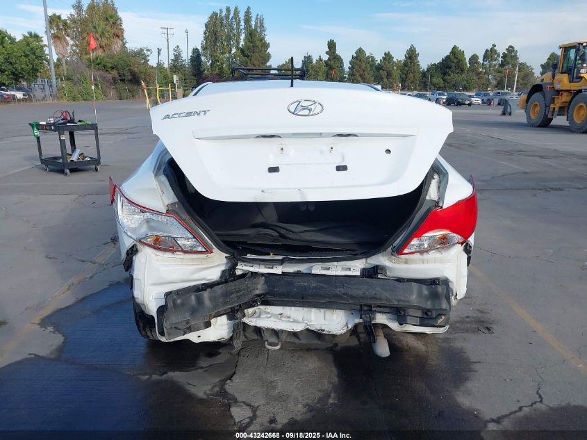 2017 Hyundai Accent Se VIN: KMHCT4AE4HU286361 Lot: 43242668