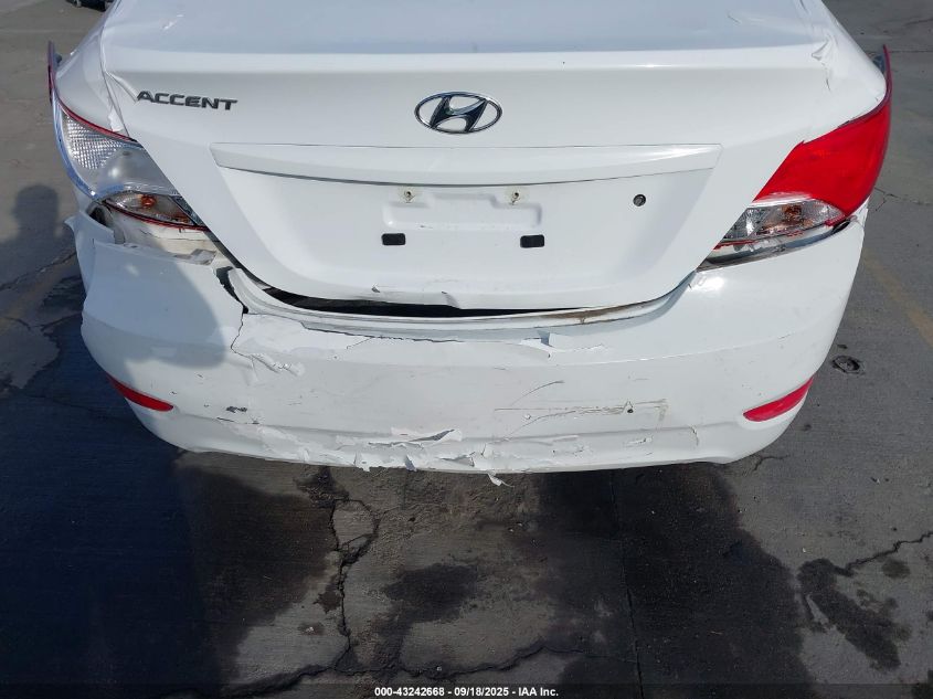 2017 Hyundai Accent Se VIN: KMHCT4AE4HU286361 Lot: 43242668